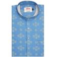 Print Blue Shirt : Ditto