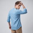 Print Blue Shirt : Ditto