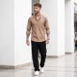 Print Brown Shirt : Ditto