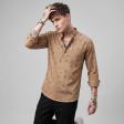 Print Brown Shirt : Ditto