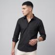 Self Design Black Shirt : Ditto