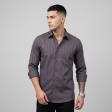 Self Design Gray Shirt : Ditto