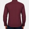Self Design Maroon Shirt : Ditto