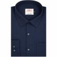 Self Design Navy Blue Shirt : Ditto