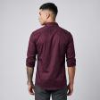 Self Design Maroon Shirt : Ditto