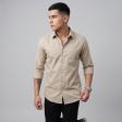 Self Design Fawn Shirt : Ditto