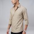 Self Design Fawn Shirt : Ditto