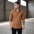 Self Design Rust Shirt : Ditto