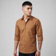 Self Design Rust Shirt : Ditto