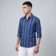 Stripes Navy Blue Shirt : Ditto