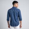 Stripes Navy Blue Shirt : Ditto