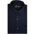 Self Design Navy Blue Shirt : Ditto