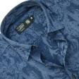 Self Design Navy Blue Shirt : Ditto