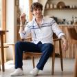 Self Design White Shirt : Ditto