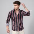 Self Design Navy Blue Shirt : Ditto