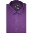 Self Design Maroon Shirt : Business