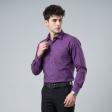 Self Design Maroon Shirt : Business