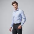Self Design Light Blue Shirt : Business