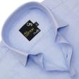 Self Design Light Blue Shirt : Business