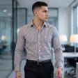Stripes Wine Shirt : Business