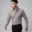 Stripes Wine Shirt : Business