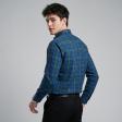 Checks Dark Green Shirt : Business