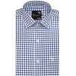 Checks Light Blue Shirt : Business