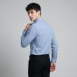Checks Light Blue Shirt : Business