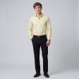 Plain Cream Shirt : Slim