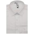 Self Design White Shirt : Slim
