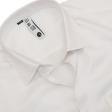 Self Design White Shirt : Slim