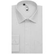 Self Design White Shirt : Slim
