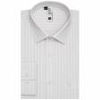 Self Design White Shirt : Slim