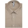 Self Design Fawn Shirt : Slim