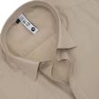 Self Design Fawn Shirt : Slim