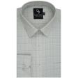 Checks Light Green Shirt : Business