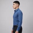 Checks Blue Shirt : Business