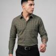 Checks Brown Shirt : Business