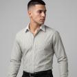 Stripes Light Green Shirt : Business