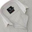 Stripes Light Green Shirt : Business