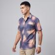 Print Blue Shirt : Ditto