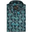 Print Green Shirt : Party