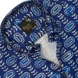 Print Navy Blue Shirt : Party