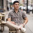 Print Fawn Shirt : Party