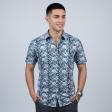 Print Gray Shirt : Party