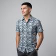 Print Gray Shirt : Party