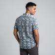 Print Gray Shirt : Party