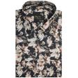Print Brown Shirt : Party