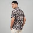 Print Brown Shirt : Party