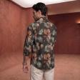 Print Peach Shirt : Party